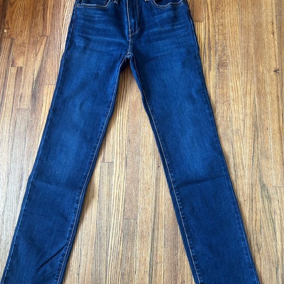 Levi's Blue Ankle Cropped Jeans - Picture 2 of 5